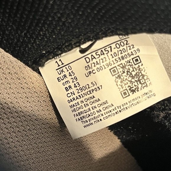 Nike Vapor Edge Elite 360 2 Football Cleats DA5457-002 Smoke Grey Mens size 11 - Picture 9 of 9